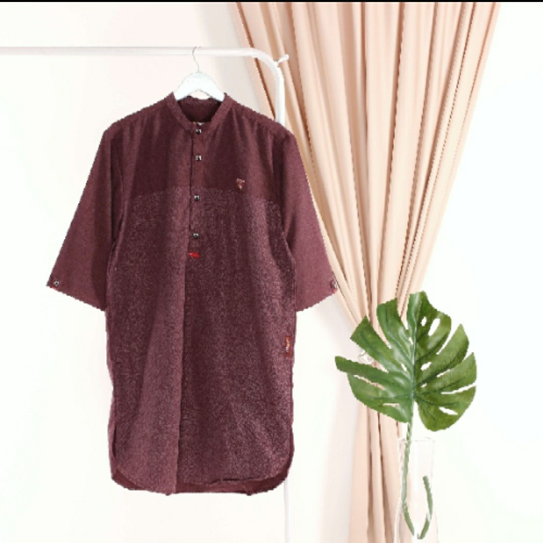 Baju Koko Kurta Tiga Per Empat - Royan 003 2