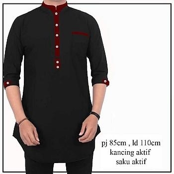 Baju Koko Zayn Hitam