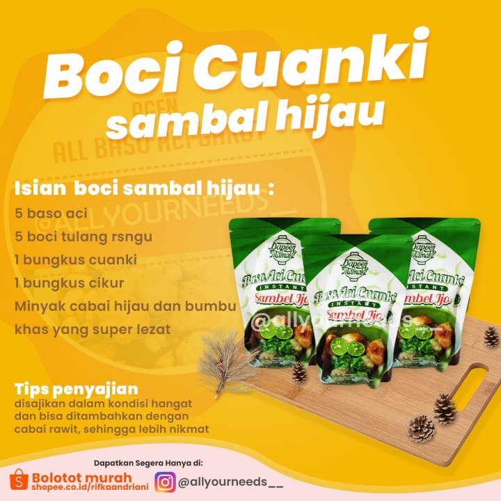 Bakso Cuangki Sambal Ijo