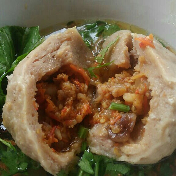 Bakso Isi Tetelan Pedas