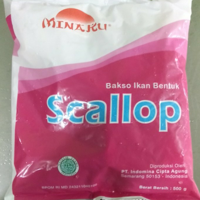 Bakso Scallop minaku 500gr