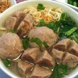 Bakso Urat Campur Mie Putih