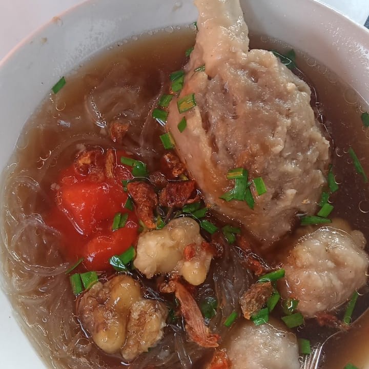 Bakso bulat tetelan