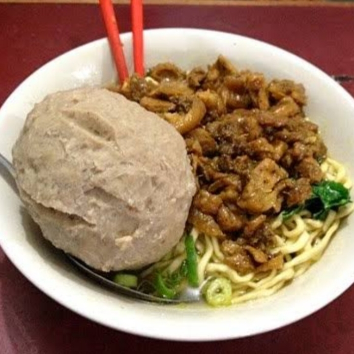 Bakso mie ayam mercon biasa 