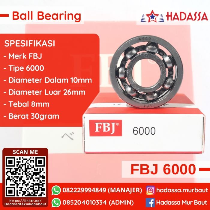 Ball Bearing FBJ 6000