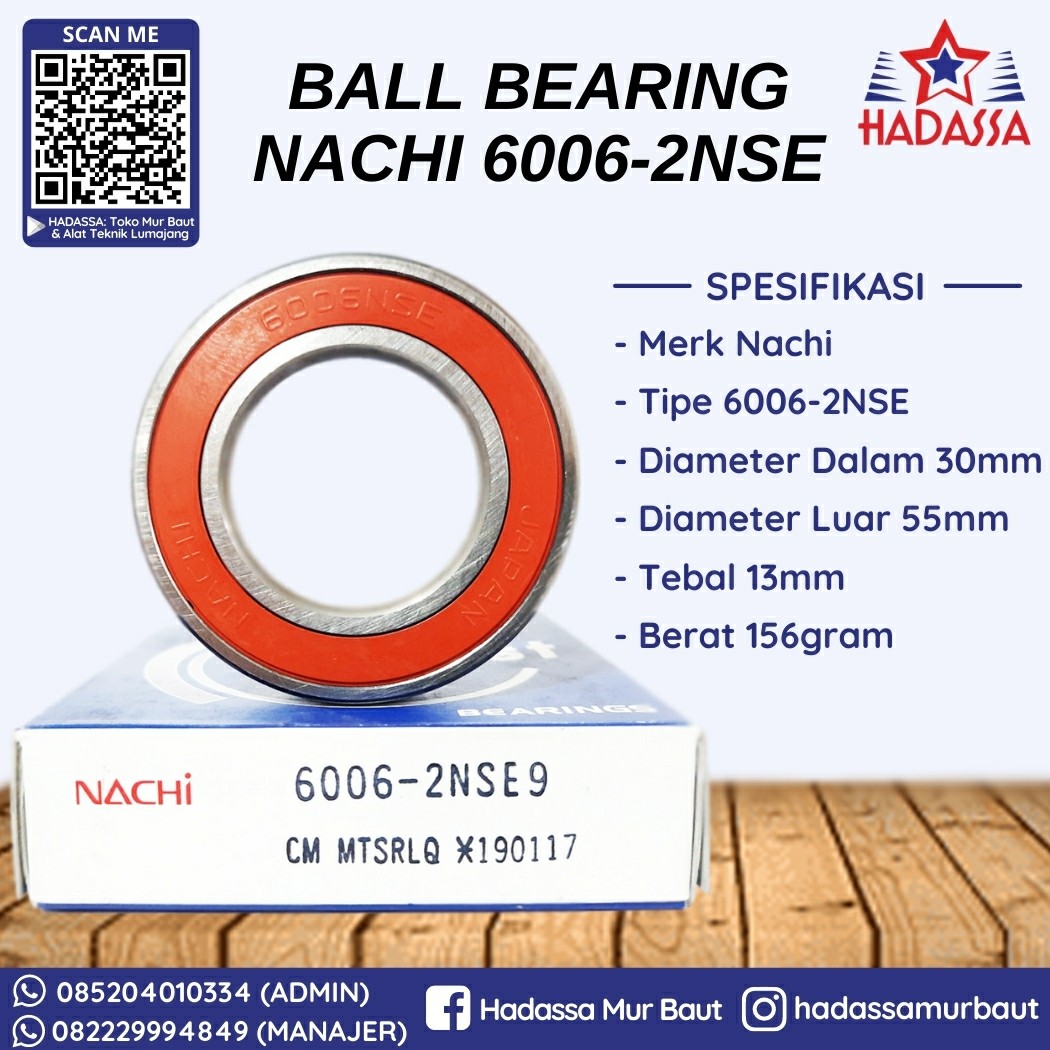 Ball Bearing Nachi 6006-2NSE