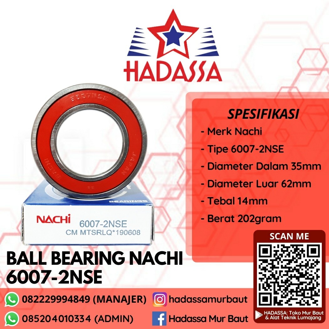 Ball Bearing Nachi 6007-2NSE