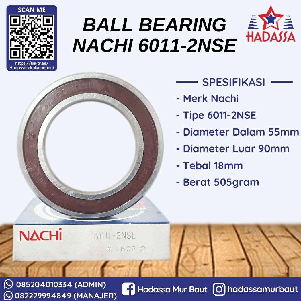 Ball Bearing Nachi 6011-2NSE