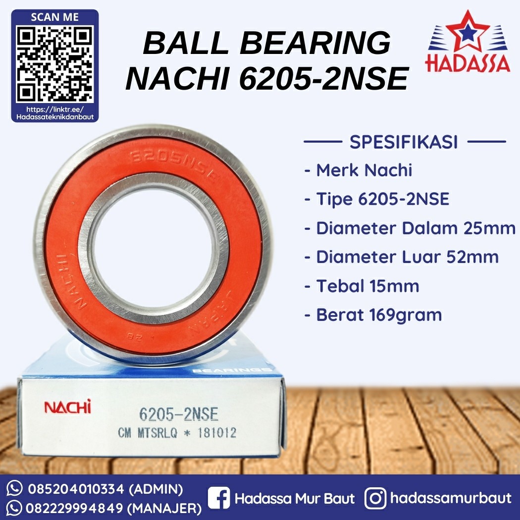 Ball Bearing Nachi 6205-2NSE