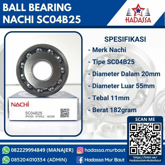 Ball Bearing Nachi SC04B25