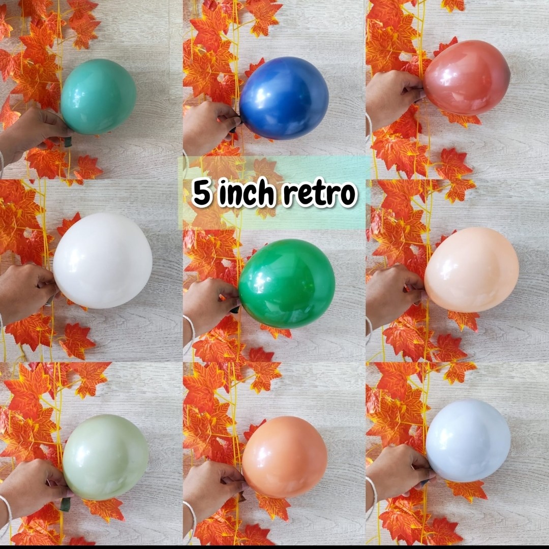 Balon Latex 5 Inch Retro