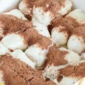 Banana Bites Vanilla Tiramisu Toping Milo