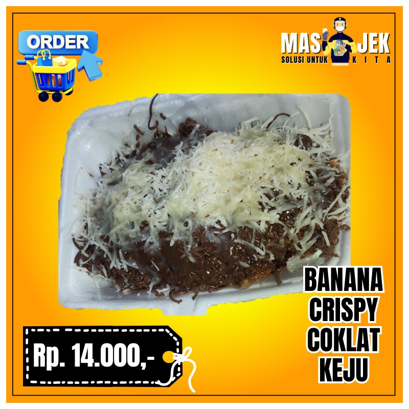 Banana Crispy Cokelat Keju