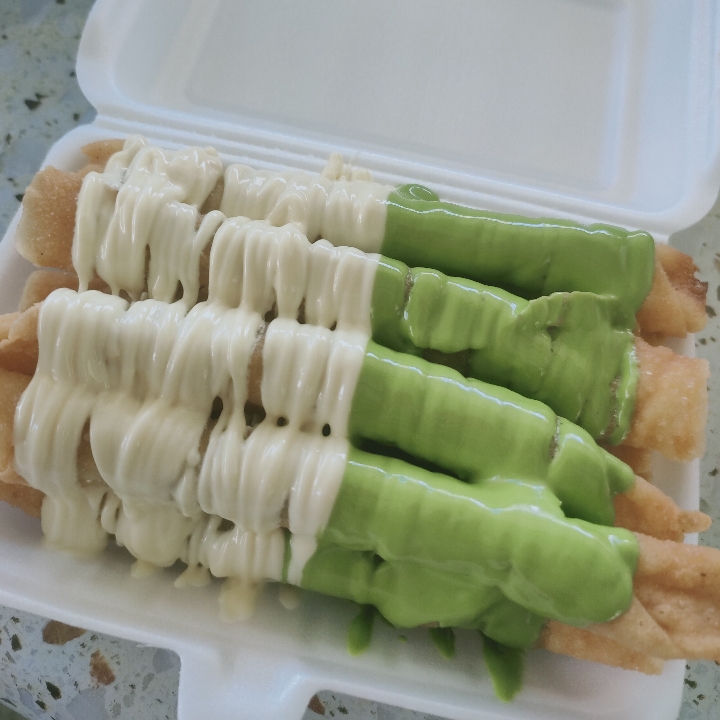 Banana Roll Mix Rasa Vanila Greentea