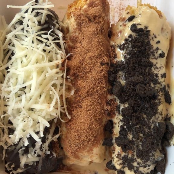 Banana Stick Coklat Keju Vanilla Milo Tiramisu Oreo