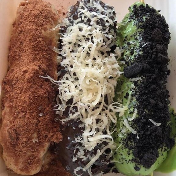 Banana Stick Tiramisu Milo Coklat Keju Greentea Oreo