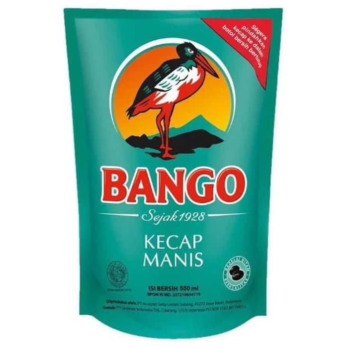 Bango Kecap Manis 550ml Reffil