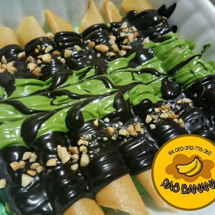 Banroll Coklat - Greentea Toping Kacang 