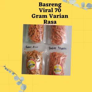 BasReng Viral 70 gram varian  pedas manis balado pedas asin