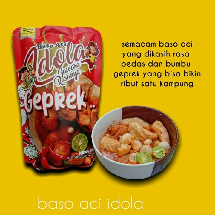 Baso Aci Idola Geprek