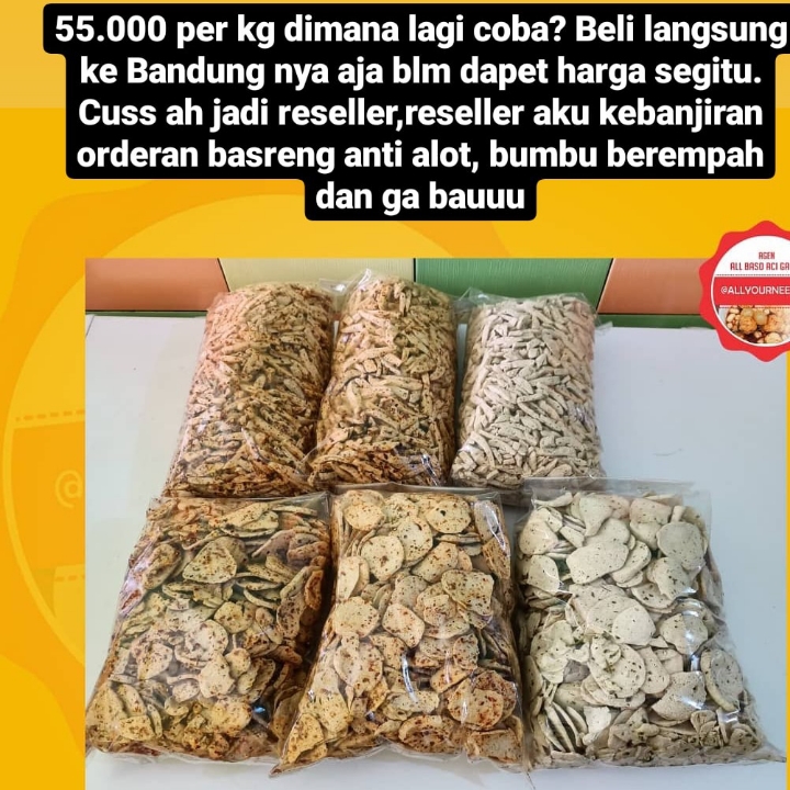 Basreng Daun Jeruk 1 Kg