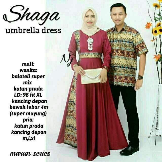 Batik Couple Gamis