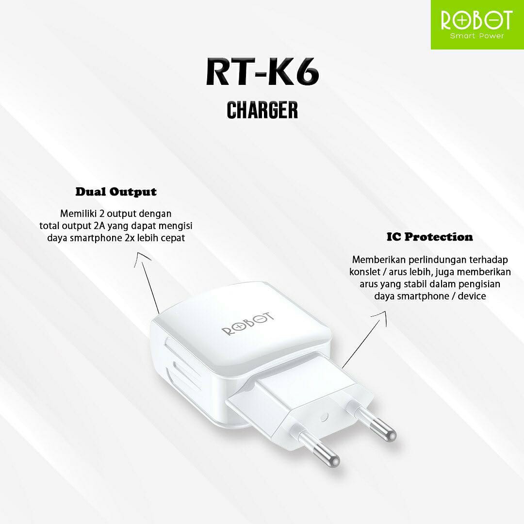 Batok charger ROBOT RT-K6