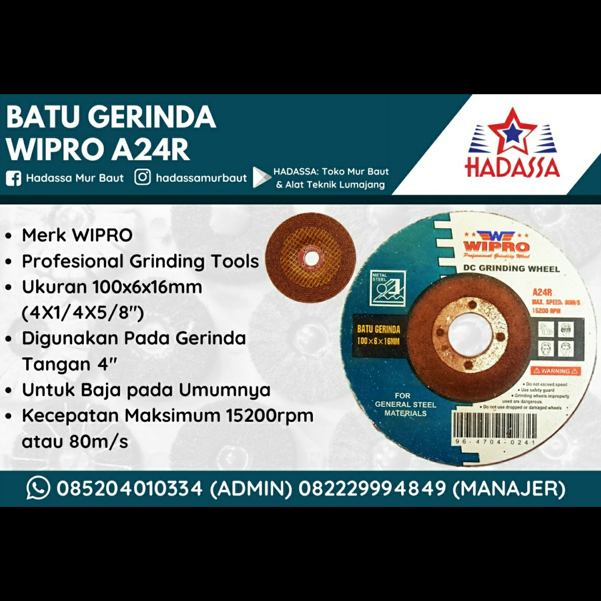 Batu Gerinda Wipro A24R