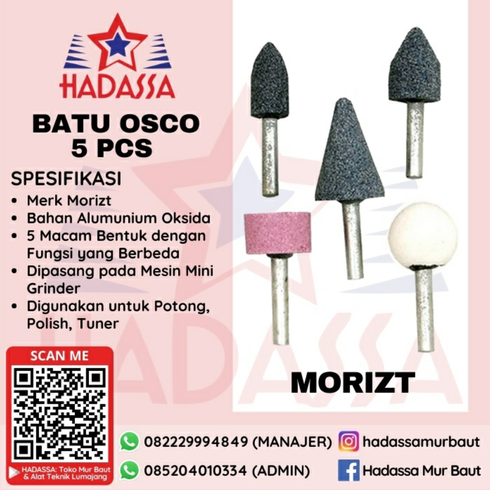 Batu Osco 5 Pcs Morizt