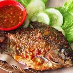 Ikan Bawal Bakar