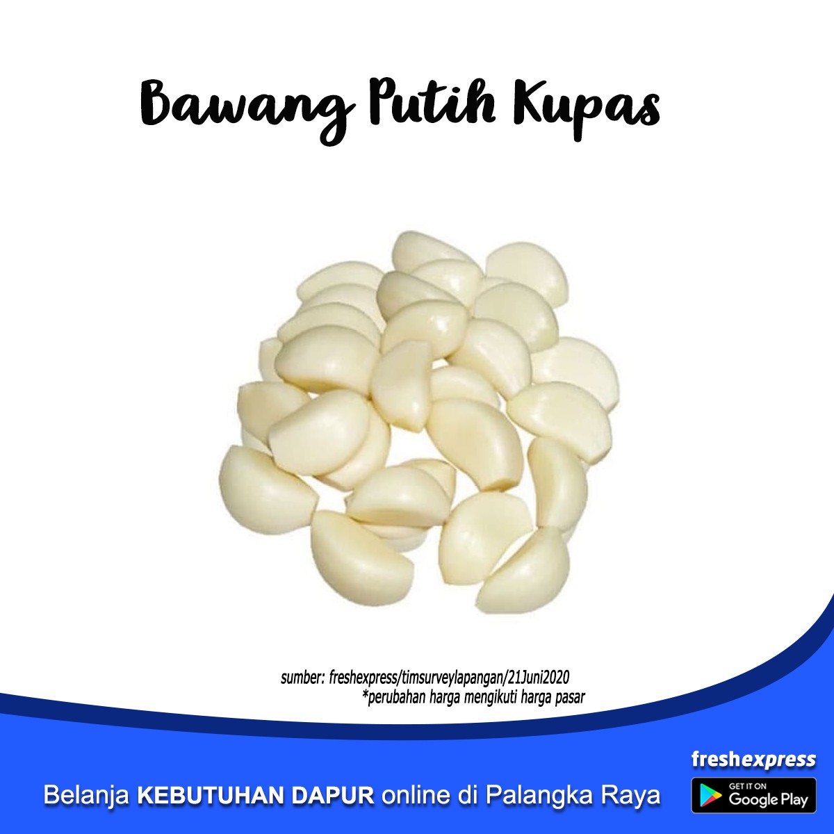 Bawang Putih Kupas 1ons