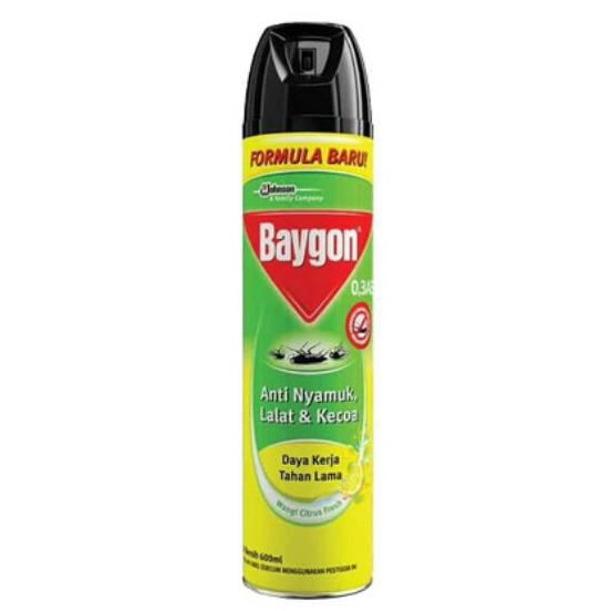 Baygon Aerosol Citrus Fresh 600ml