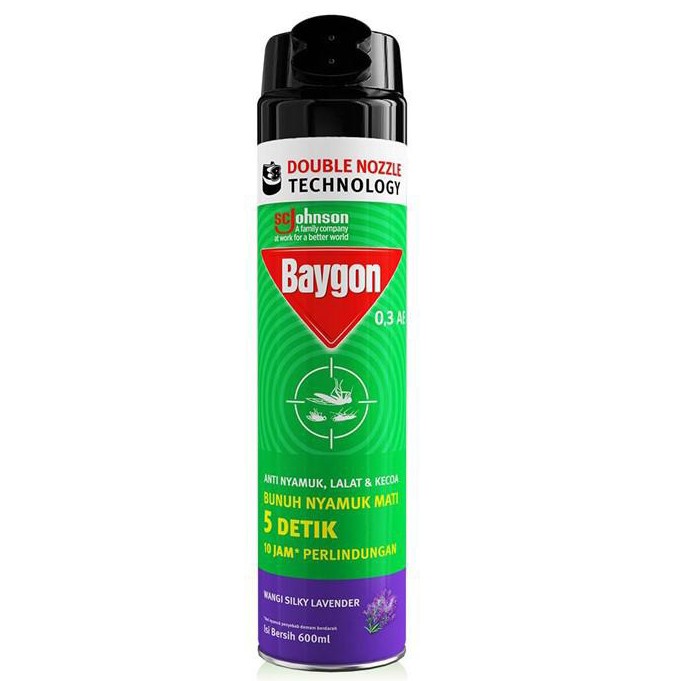 Baygon Aerosol Lavender 600ml