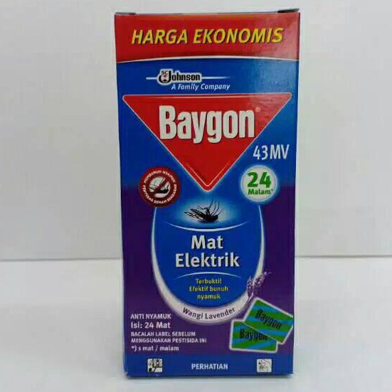 Baygon Mat Lavender Box 24mat