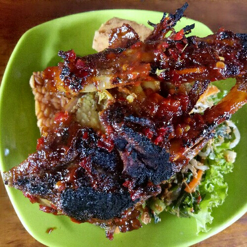 Bebek Bakar Bumbu Rujak