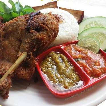 Bebek Goreng Dan Nasi