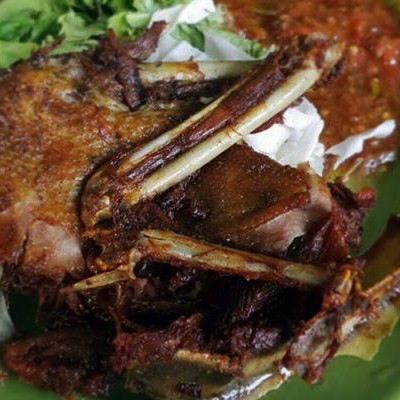 Bebek Penyet Dan Nasi