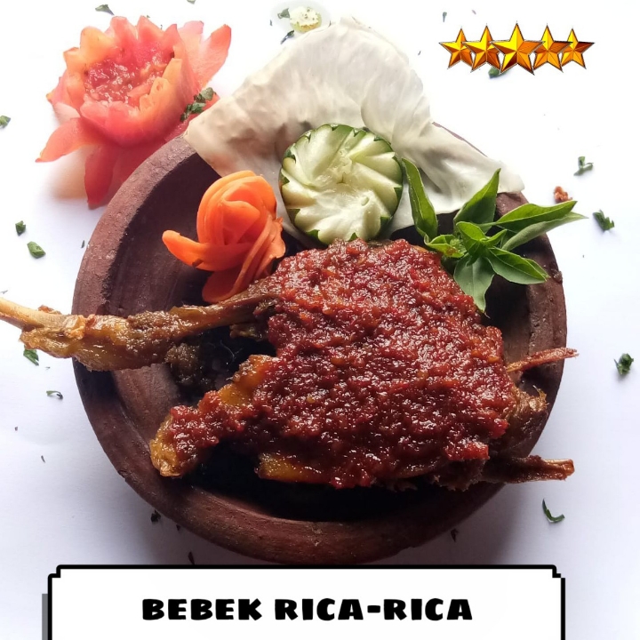 Nasi Bebek Rica-rica Pedas