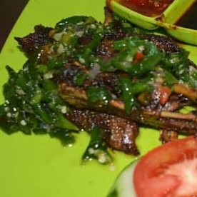 Bebek Sambal Ijo Goreng