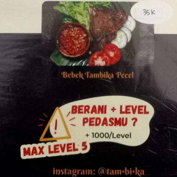 Bebek Tambika Pedas Manis