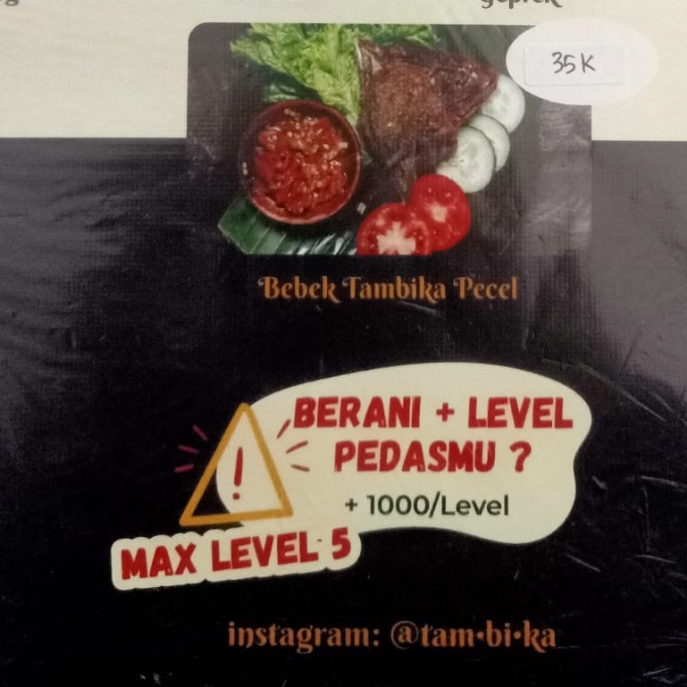 Bebek Tambika Saus Padang