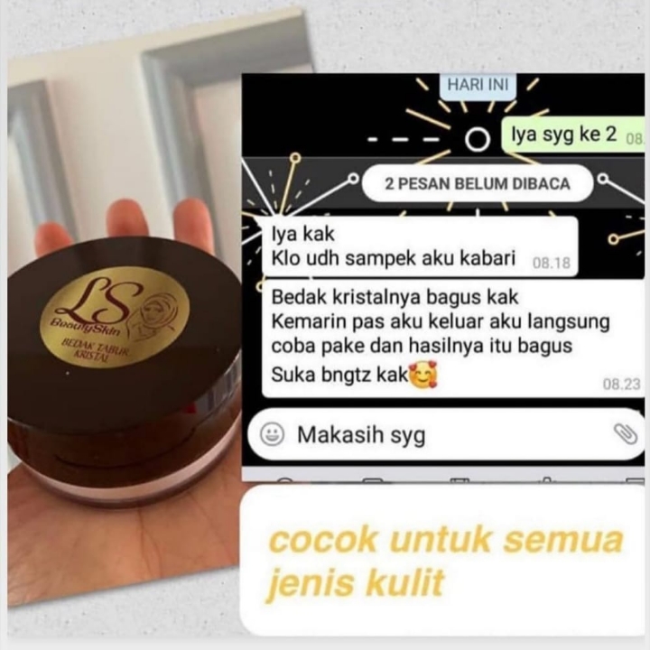 Bedak Tabur Kristal LS