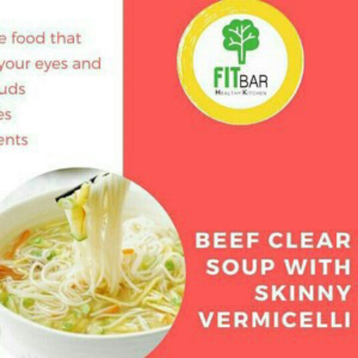 Beef Clear Soup With Skinny Vermicelli