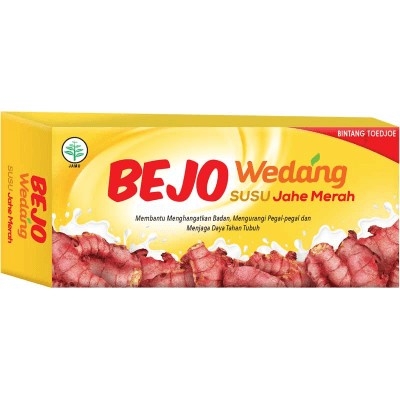 Bejo Wedang Susu Jahe Merah Box 5x105g