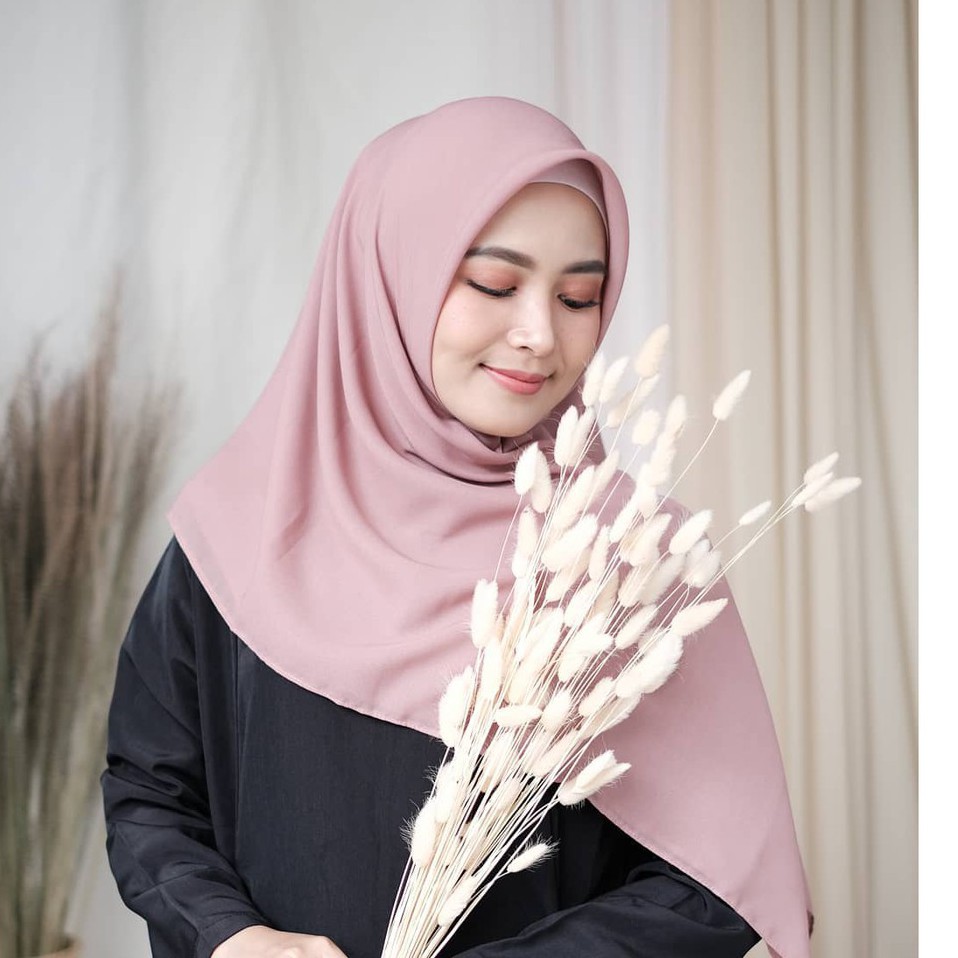 Bella Square Polycotton Premium Hijab Segiempat