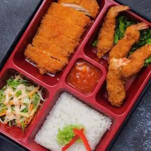 Bento 3   Katsu   Udang Tempura  