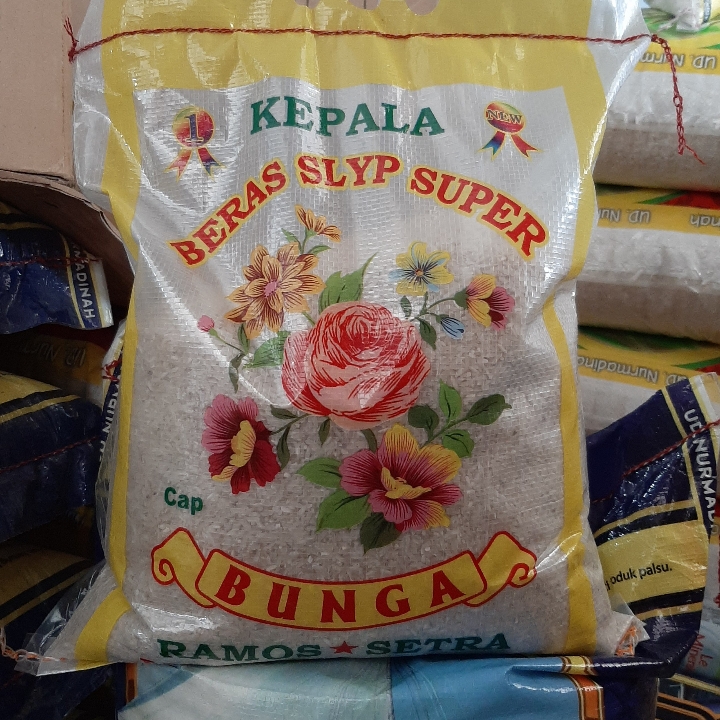 Beras Kepala Cap Bunga 5kg