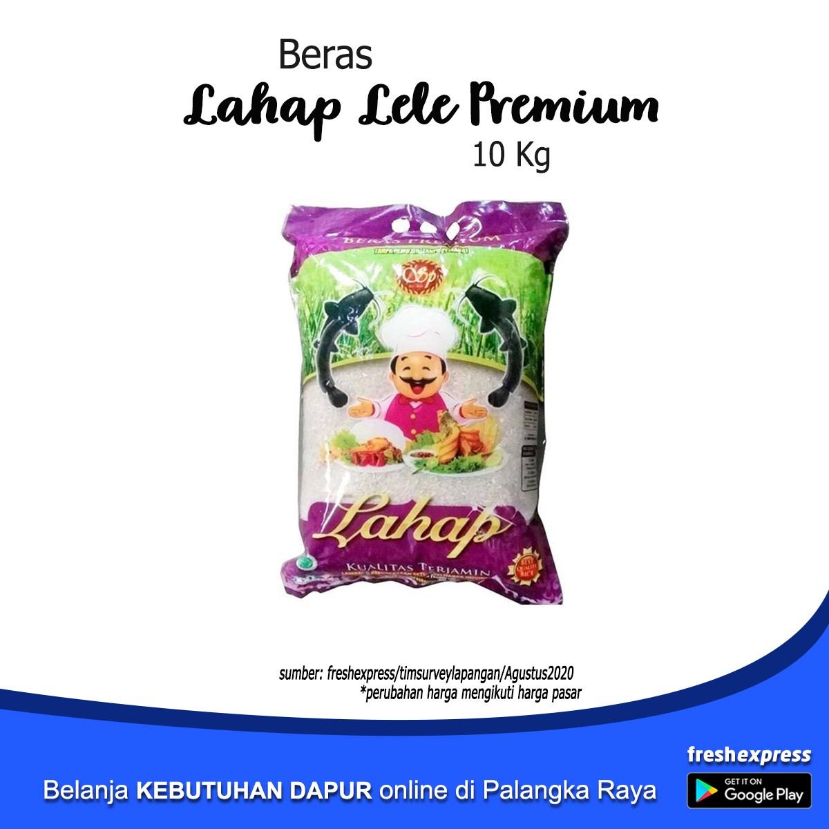 Beras Lahap Lele Premium 10 Kg