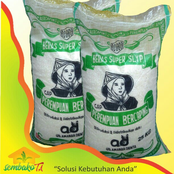 Beras Super SLYP cap Perempuan Berkecaping