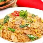 Bihun Goreng Sosis Telur